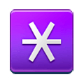Émoji ⚹ Sextile sur Samsung Experience 8.5.