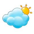 Emoji ⛅ Sole Coperto su Samsung Experience 8.5.