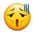 Emoji 😫 Faccina Stanca su Samsung Experience 8.5.