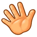 👋 Emoji winkende Hand Samsung Experience 8.5.