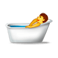 Emoji 🛀 Persona Che Fa Il Bagno su Samsung Experience 9.0.