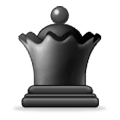 Emoji ♛ Regina nera scacchistica su Samsung Experience 9.0.