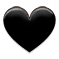 🖤 Emoji schwarzes Herz Samsung Experience 9.0.