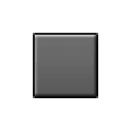 ◾ Emoji mittelkleines schwarzes Quadrat Samsung Experience 9.0.