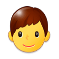 Emoji 👦 Bambino su Samsung Experience 9.0.
