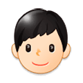 👦🏻 Emoji Niño: Tono De Piel Claro en Samsung Experience 9.0.