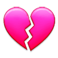 💔 Emoji gebrochenes Herz Samsung Experience 9.0.