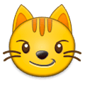 😼 Emoji Rosto De Gato Com Sorriso Irônico na Samsung Experience 9.0.