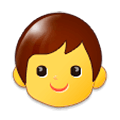 Émoji 🧒 Enfant sur Samsung Experience 9.0.