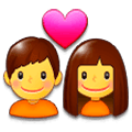 Émoji 💑 Couple Avec Cœur sur Samsung Experience 9.0.