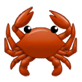 Émoji 🦀 Crabe sur Samsung Experience 9.0.
