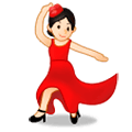 💃🏻 Emoji Mujer Bailando: Tono De Piel Claro en Samsung Experience 9.0.
