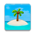 Émoji 🏝️ île Déserte sur Samsung Experience 9.0.