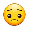 Emoji 😞 Faccina Delusa su Samsung Experience 9.0.