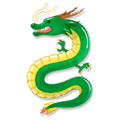 Émoji 🐉 Dragon sur Samsung Experience 9.0.