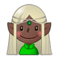 🧝🏿 Emoji Elfo: Tono De Piel Oscuro en Samsung Experience 9.0.