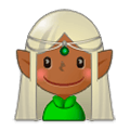 🧝🏾 Emoji Elfo: Tono De Piel Oscuro Medio en Samsung Experience 9.0.