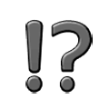 Emoji ⁉️ Punto Esclamativo E Interrogativo su Samsung Experience 9.0.
