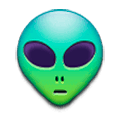 Émoji 👽 Alien sur Samsung Experience 9.0.
