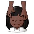 💆🏿 Emoji Persona Recibiendo Masaje: Tono De Piel Oscuro en Samsung Experience 9.0.