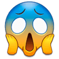 😱 Emoji Rosto Gritando De Medo na Samsung Experience 9.0.