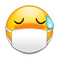 😷 Emoji Cara Con Mascarilla Médica en Samsung Experience 9.0.