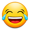 😂 Emoji Rosto Chorando De Rir na Samsung Experience 9.0.