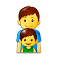 👨‍👦 Emoji Família: Homem E Menino na Samsung Experience 9.0.