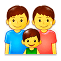 👨‍👨‍👦 Emoji Familie: Mann, Mann und Junge Samsung Experience 9.0.