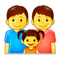 👨‍👨‍👧 Emoji Família: Homem, Homem E Menina na Samsung Experience 9.0.