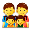 Emoji 👨‍👨‍👧‍👧 Famiglia: Uomo, Uomo, Bambina E Bambina su Samsung Experience 9.0.