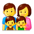 👨‍👩‍👦‍👦 Emoji Familia: Hombre, Mujer, Niño, Niño en Samsung Experience 9.0.