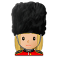 💂🏼‍♀️ Emoji Guardia Mujer: Tono De Piel Claro Medio en Samsung Experience 9.0.