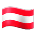🇦🇹 Emoji Bandera: Austria en Samsung Experience 9.0.