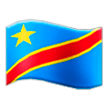 🇨🇩 Emoji Bandera: República Democrática Del Congo en Samsung Experience 9.0.