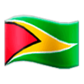 🇬🇾 Emoji Bandera: Guyana en Samsung Experience 9.0.