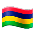 🇲🇺 Emoji Bandera: Mauricio en Samsung Experience 9.0.