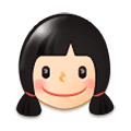 👧🏻 Emoji Niña: Tono De Piel Claro en Samsung Experience 9.0.