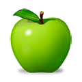 Emoji 🍏 Mela Verde su Samsung Experience 9.0.