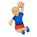 Emoji 🤾🏼 Persona Che Gioca A Pallamano: Carnagione Abbastanza Chiara su Samsung Experience 9.0.
