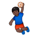 🤾🏿 Emoji Persona Jugando Al Balonmano: Tono De Piel Oscuro en Samsung Experience 9.0.