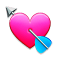 💘 Emoji Coração Com Flecha na Samsung Experience 9.0.