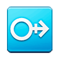 ⚩ Emoji Horizontales männliches Zeichen mit einer Linie Samsung Experience 9.0.