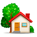 🏡 Emoji Haus mit Garten Samsung Experience 9.0.