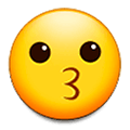 Emoji 😗 Faccina Che Bacia su Samsung Experience 9.0.