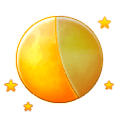 Emoji 🌗 Ultimo Quarto Di Luna su Samsung Experience 9.0.