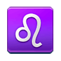Emoji ♌ Segno Zodiacale Del Leone su Samsung Experience 9.0.
