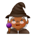 🧙🏾 Emoji Persona Maga: Tono De Piel Oscuro Medio en Samsung Experience 9.0.