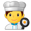 Émoji 👨‍🍳 Cuisinier sur Samsung Experience 9.0.