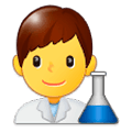 Emoji 👨‍🔬 Scienziato su Samsung Experience 9.0.